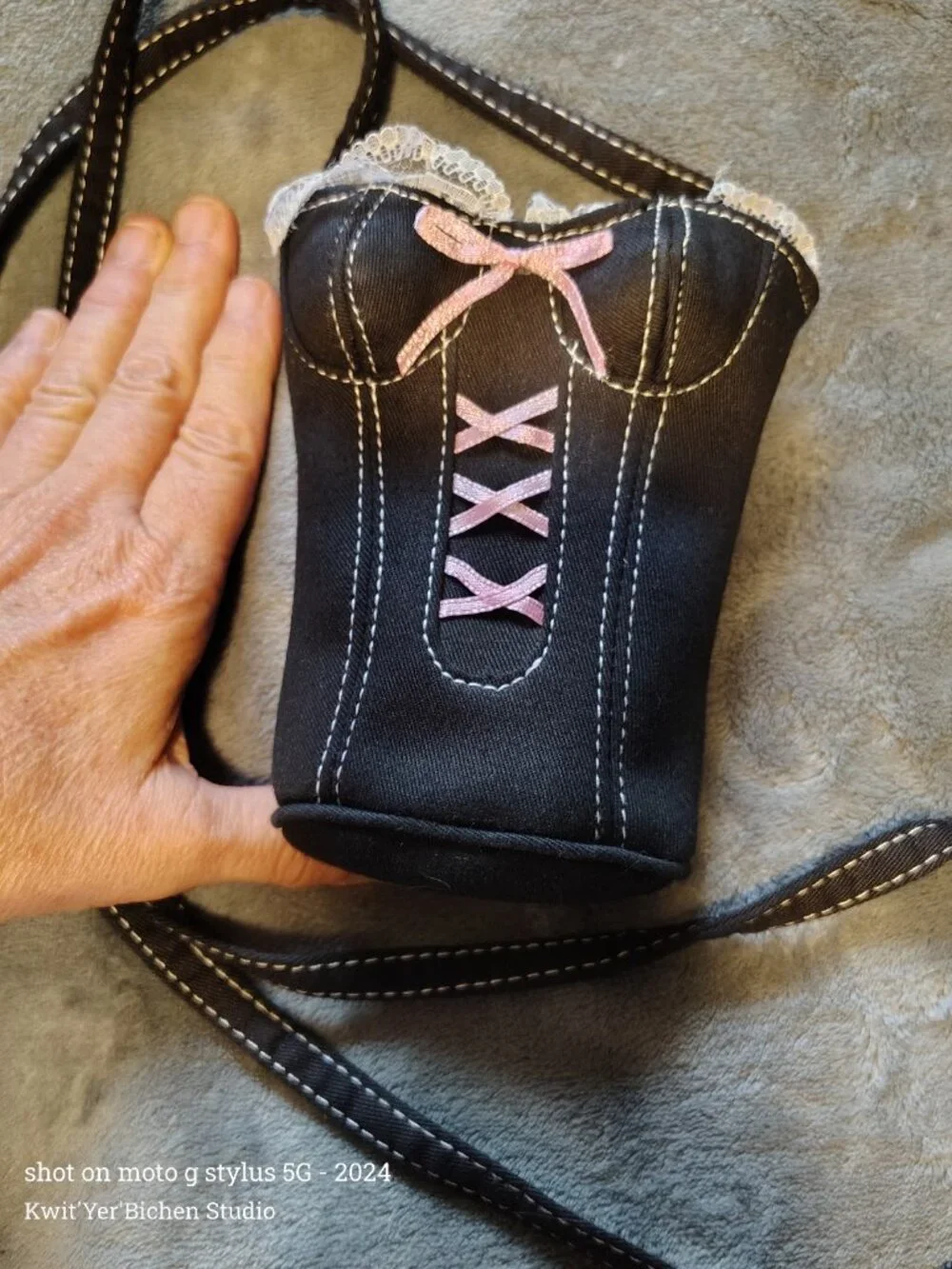 Purse Tiny Corset Lipstick Holder
